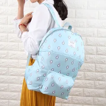 De dibujos animados Mujer Hombre Mochila de Viaje Impermeable Niños Lindos Bolsa de Acampar Al Aire Libre Mochilas de Senderismo Deporte de Almacenamiento para el Equipaje Bolsa