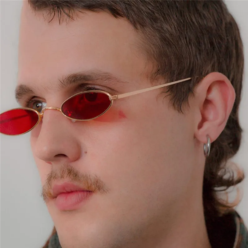 

New Men Oval Small Sunglasses 2018 Brand Designer Clear Lens Sun Glasses For Women Vintage Retro Sunglass Shades Gafas De Mujer
