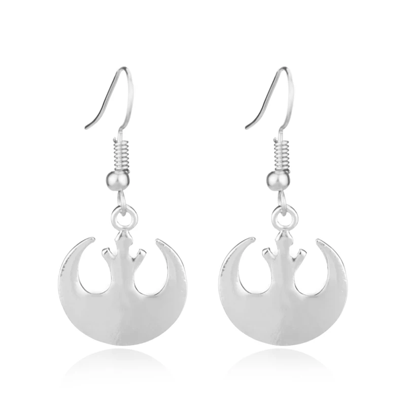 

Hot Movie Jewelry Star Wars Earring Robot Stormtrooper Millennium Falcon Spacecraft Drop Earrings Metal Alloy Jewelry For Women
