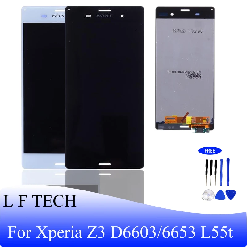 ЖК дисплей для Sony Xperia Z3 D6603 D6653 L55t 5 2 ''оригинальный экран в сборе с сенсорной
