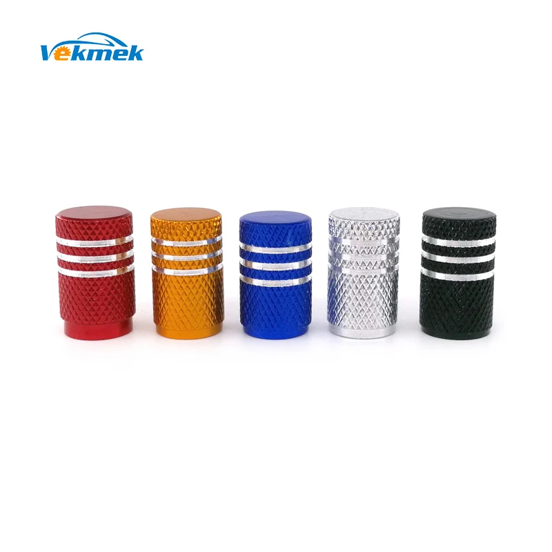 

4pcs Aluminum Tire Valve Stem Caps for Car Bike Motorcycle Round Alloy Valve Covers for US Valves Car-styling Parts Accessories