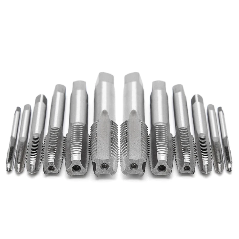 

12Pcs/Set Hand Screw Thread Taps Wire Tapping Screwdriver Bit M3/M4/M6/M8/M10/M12