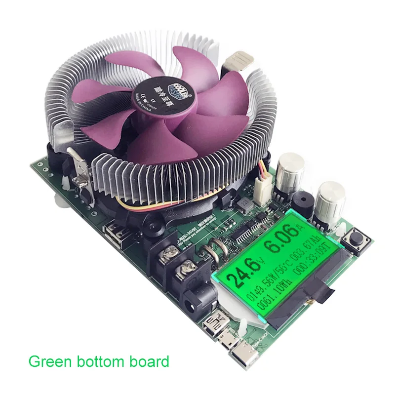 150W DC Electronic Load Tester USB Adjustable Testing Module Power Meter for 18650 Battery