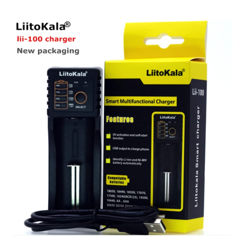 Liitokala Lii-PD4 S1 LCD Battery Charger, Charging 18650 3.7V 18350 18500 21700 20700B 10440 26650 1.2V AA AAA NiMH Battery Liitokala Lii-PD4 S1 LCD Battery Charger, Charging 18650 3.7V 18350 18500 21700 20700B 10440 26650 1.2V AA AAA NiMH Battery