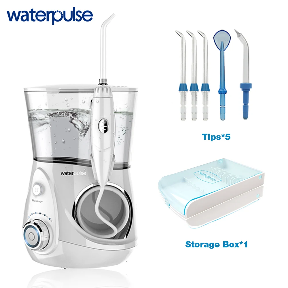 

Waterpulse V660 Dental Water Flosser 700ML Pro Oral IrrigationDental Floss Irrigation Clean Massage Tooth Floss Oral Hygiene