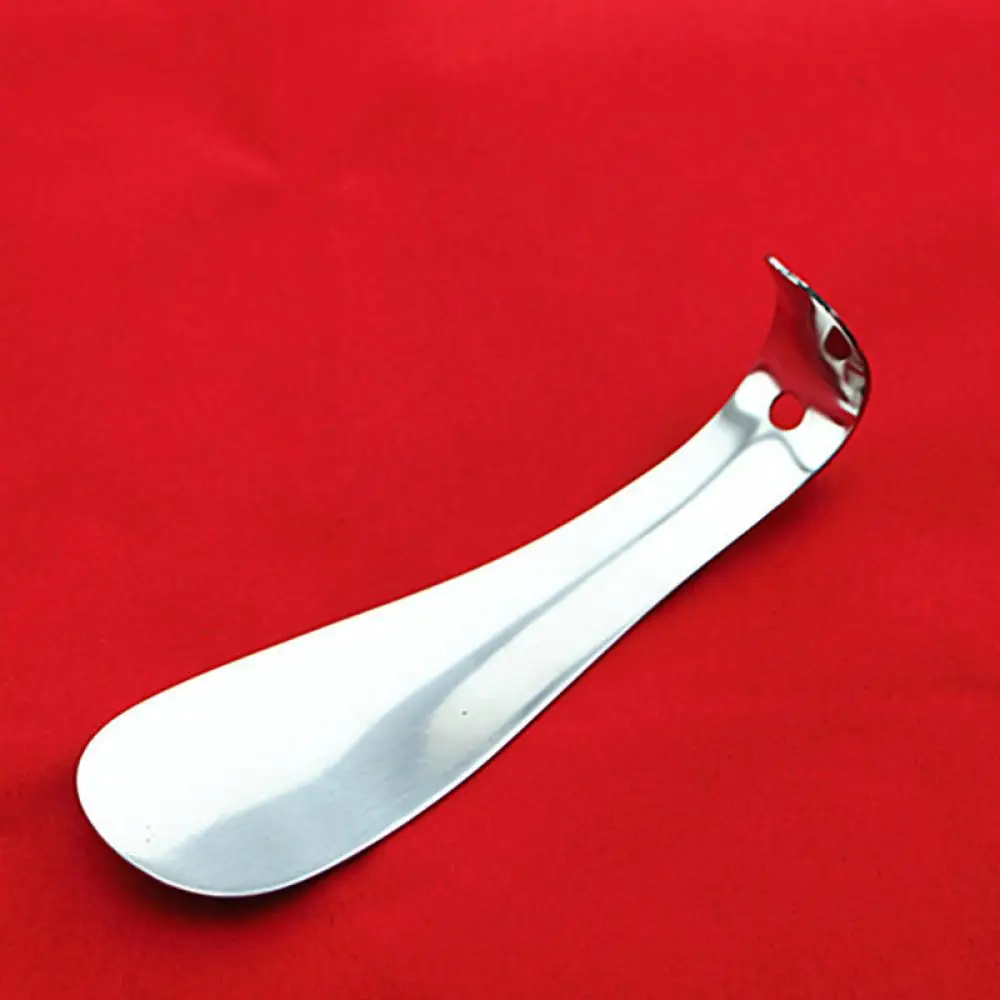 Hot Professional Silver Shiny Metal Shoe Horn Spoon Shoehorn Stainless