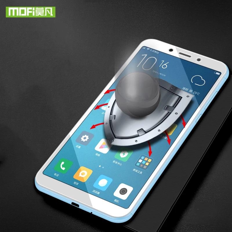 Для xiaomi redmi 6a стекло Защита экрана MOFI для полное покрытие glass 9 h 0 3 мм закаленное 5 45