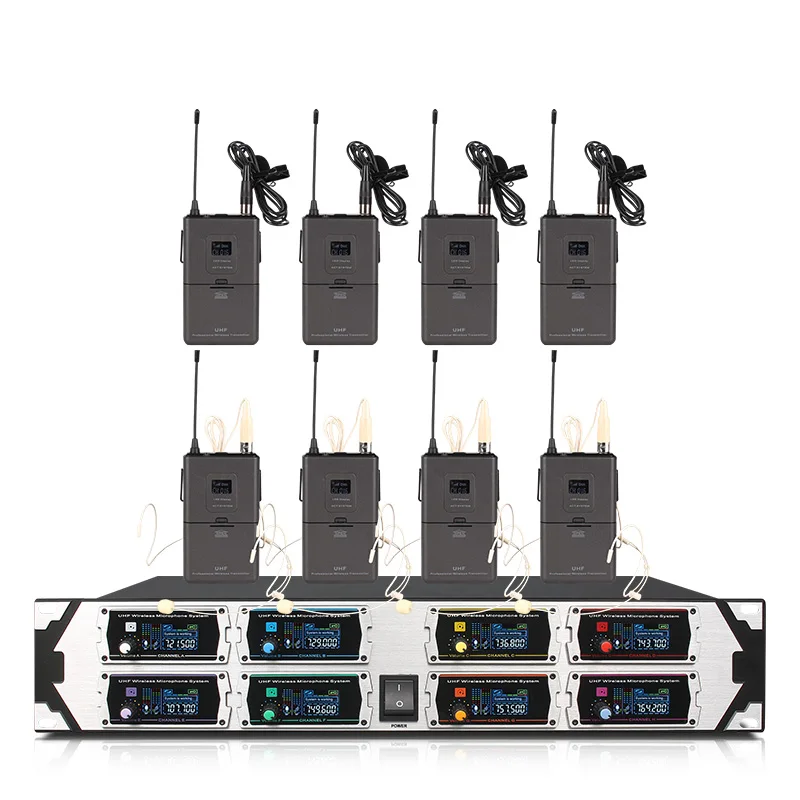 Professional wireless microphone 8000GTA UHF 8