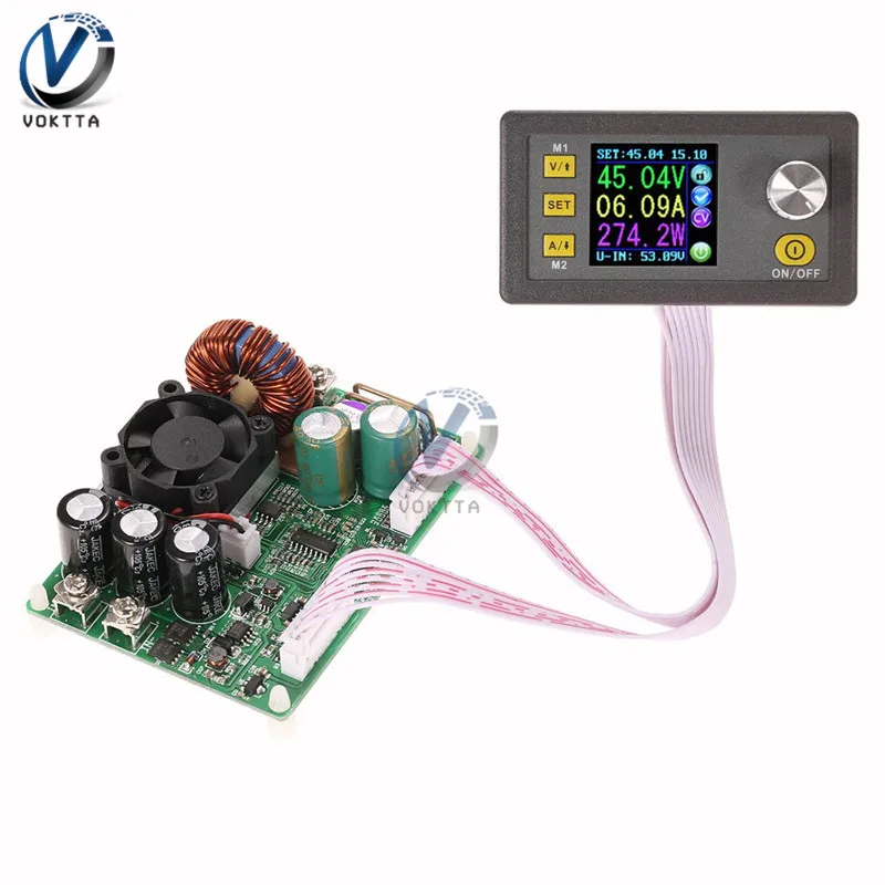 DPS5015 ЖК-вольтметр 50 в 15A тестер напряжения тока понижающий программируемый модуль питания Регулятор конвертер