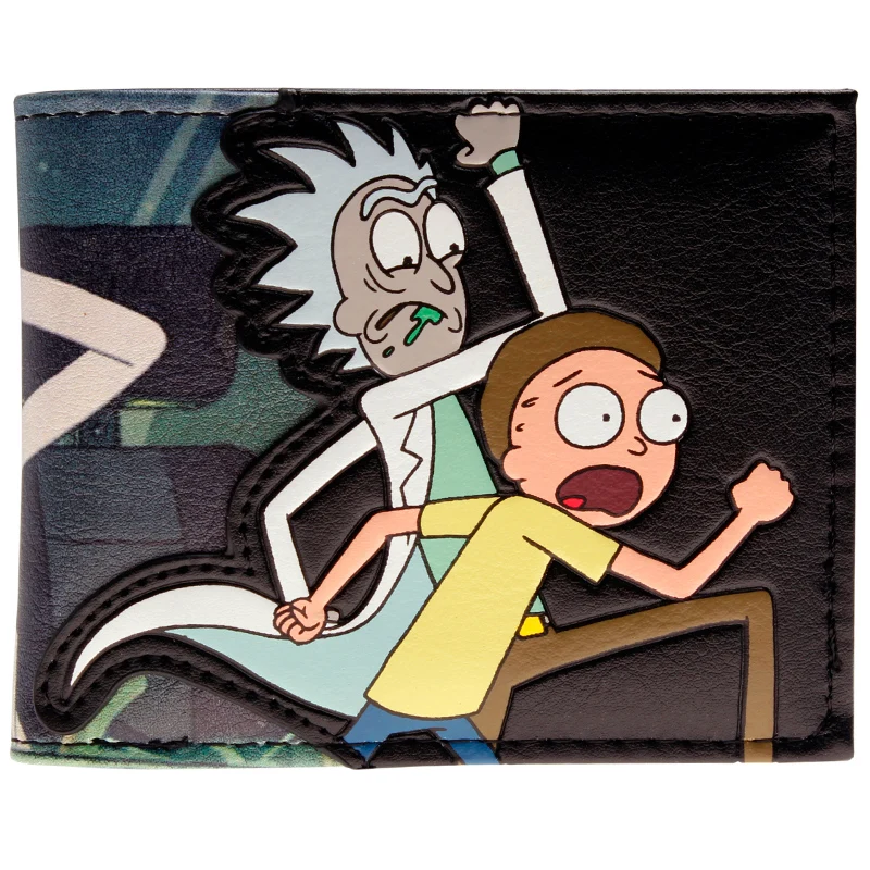 

Rick and Morty PU Faux Leather Bifold Wallet DFT-10049