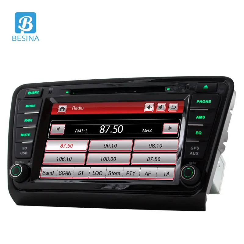 Top Besina 1 Din 8 Inch Car DVD Player For VW SKODA OCTAVIA 2013-2017 GPS Navigation Radio Canbus Steering Wheel Cnotrol Autoaudio 3