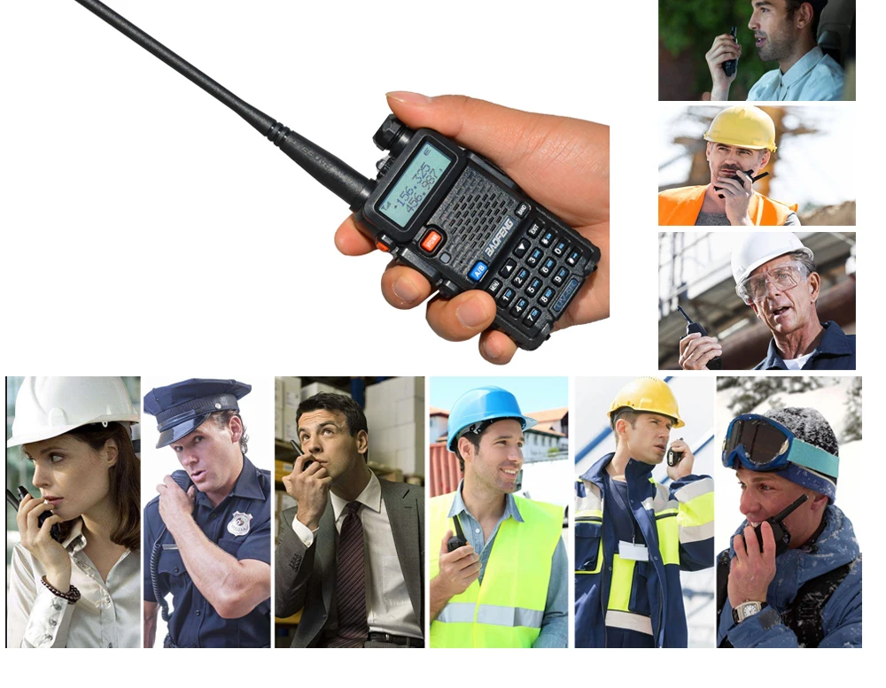 Baofeng UV-5R двухканальные рации двухсторонний коммуникатор трансивер FM UV5r VHF UHF портативный pofung UV 5R Охота CB Ham радиостанции