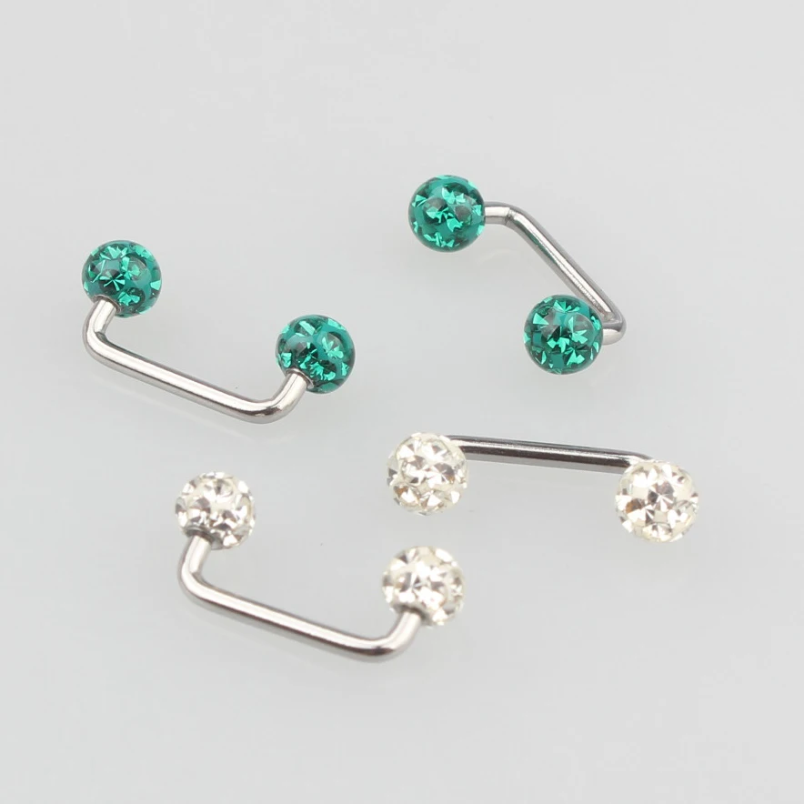 Crystal Ferido Epoxy 4mm Ball 316L Surgical Steel Dermal Anchor Skin