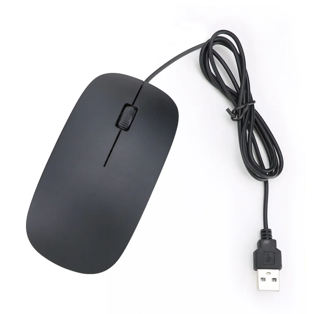 USB Wired Mouse 3 Buttons 1200DPI Optical 3D Roller Computer Gaming Mouse for PC