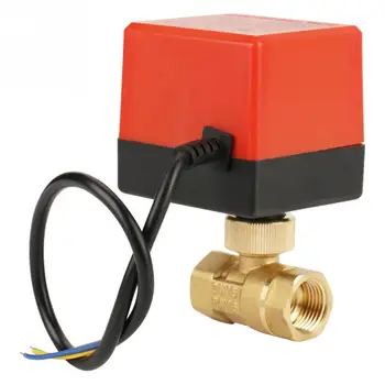 

DC 12V G1/2 DN15 Brass 2 Way Motorized Ball Electrical Valve for Flow Control Tools