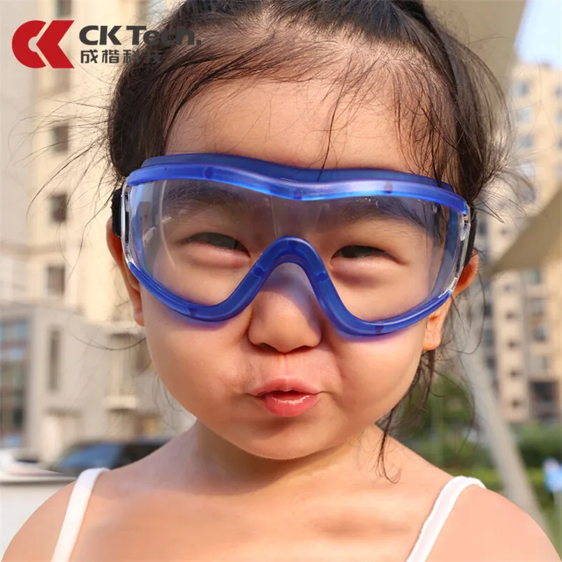 CK Tech.Children Anti-wind Anti-sand Safety Goggles Anti-fog Kids Cycling Protective Glasses Anti-splash PC Lens Eye Protection