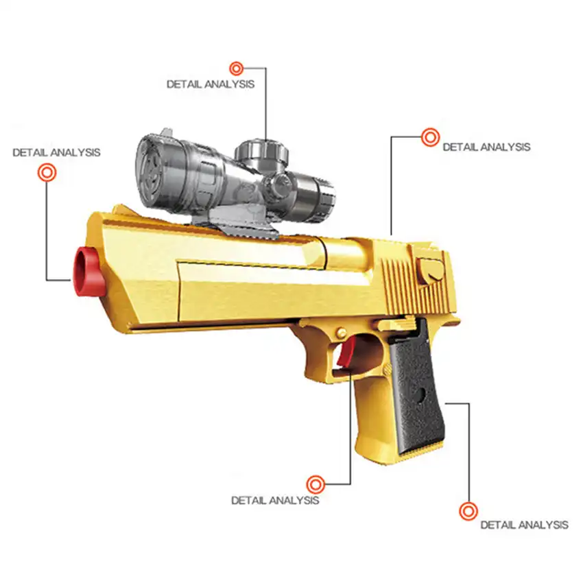 Newly 2pcspack Water Bullet Toy Guns Soft Bullets Sniper