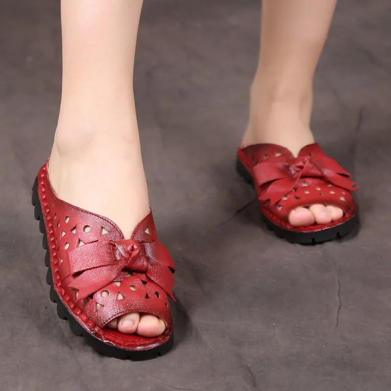 flat slides for women