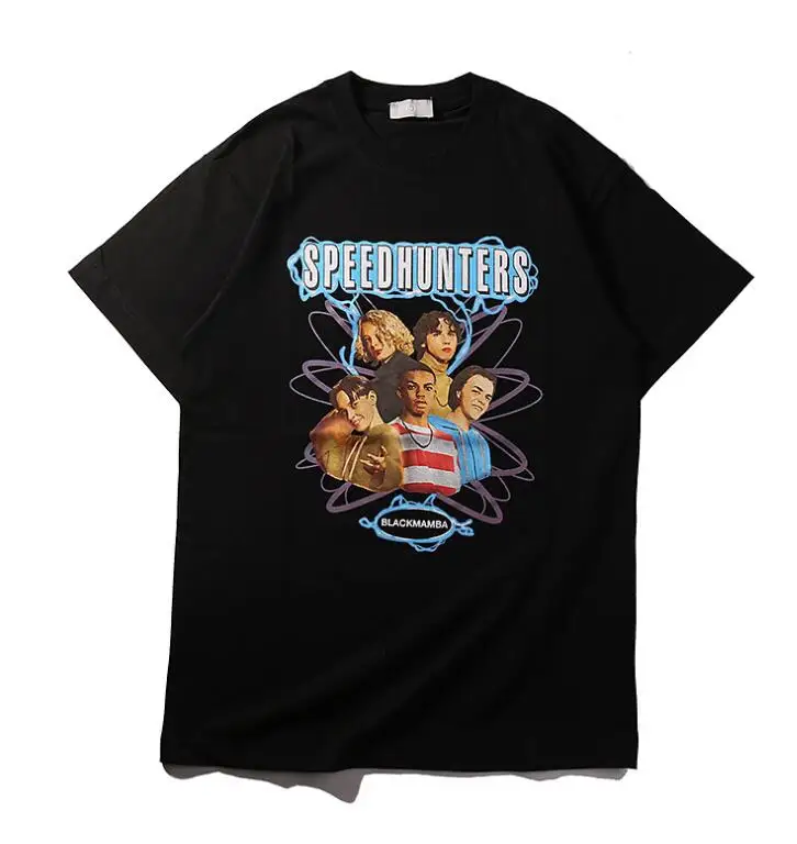

yizlo summer men t shirt short sleeve loose hip hop t-shirt streetwear SPEEDHUNTERS men tshirts