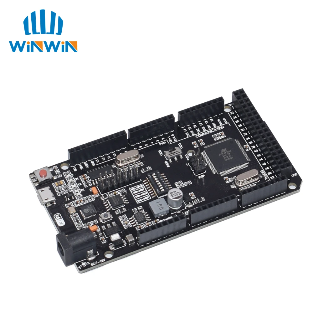 WeMos Mega + WiFi R3 ATmega2560 ESP8266 (память 32 Мб) Φ CH340G. Совместим с NodeMCU ESP8266|Интегральные схемы|