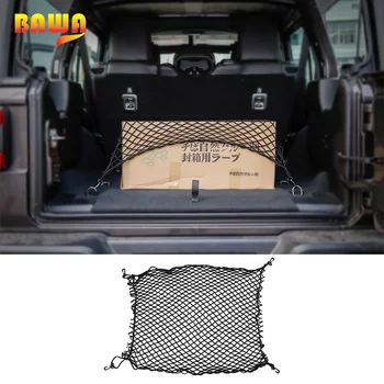 

BAWA Stowing Tidying for Jeep Wrangler JL 2018 Tail Box Storage Net for Jeep Wrangler jl Car Accessories