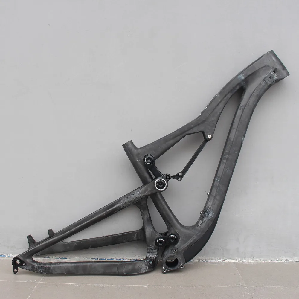 Cheap New 29er Boost Full Suspension Carbon mtb frame  MTB Frameset carbon 148*12 suspension frame disc frame size 15.5/17.5/19.5 inch 5