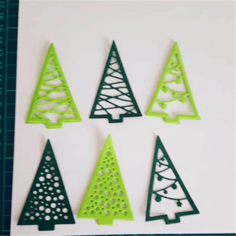 

Christmas tree Cutout Metal Cutting Dies Stencils for DIY Scrapbooking Album Paper Card Decorative Craft Embossing Die Cuts
