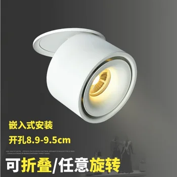 

10pcs PACK Cylinder Gimbal Downlights 10cm with Spring Clip