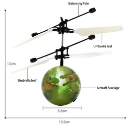 Abwe Best продажи Инфракрасный Индукционная Drone летающие флэш-светодиодный освещение мяч вертолет детская игрушка жест-зондирования нет