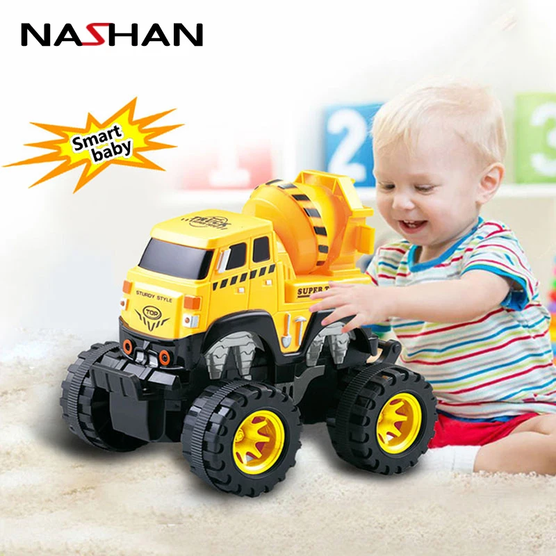 

New Cartoon Simulation RC Excavator Toys Radio Control Children's Boys RC Truck Toy RC Engineering Car Tractor Christmas Gifts