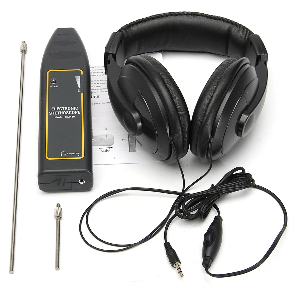 Автоматический электронный стетоскоп автомобильный аудио инструмент автомобильный двигатель стетоскоп автомобильный аномальный инструмент обнаружения шума
