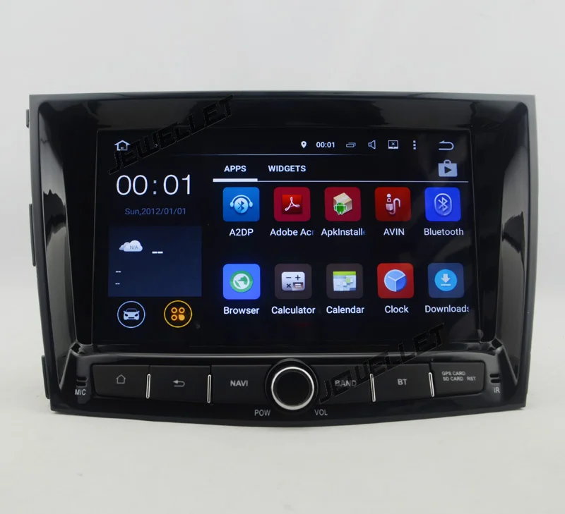 Top Quad core  Android 9.0 Car GPS radio Navigation for Ssangyong Tivoli LUVi 2015-2016 with 4G/Wifi DVR mirror link 1