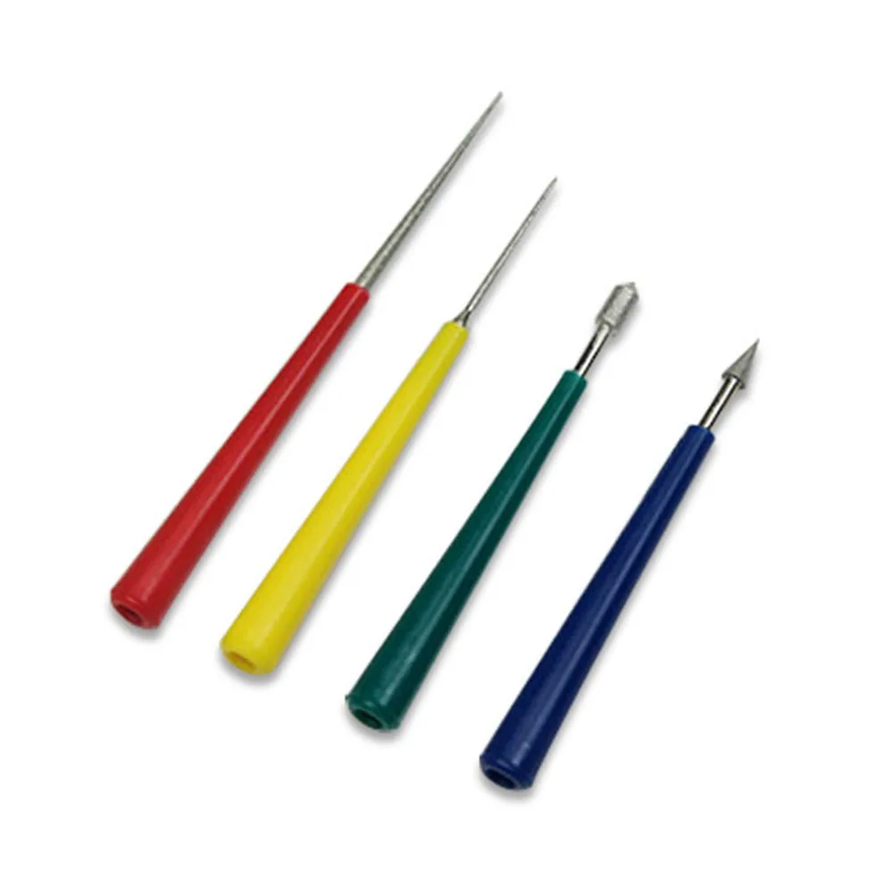 4pcs/set Mini Drill Files Diamond Reamer Set Beading Hole 