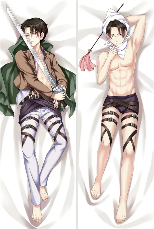 Shingeki no Kyojin персонажи Eren Yeager Ymir Levi Hannes наволочка нападающие гиганты Атака Титанов