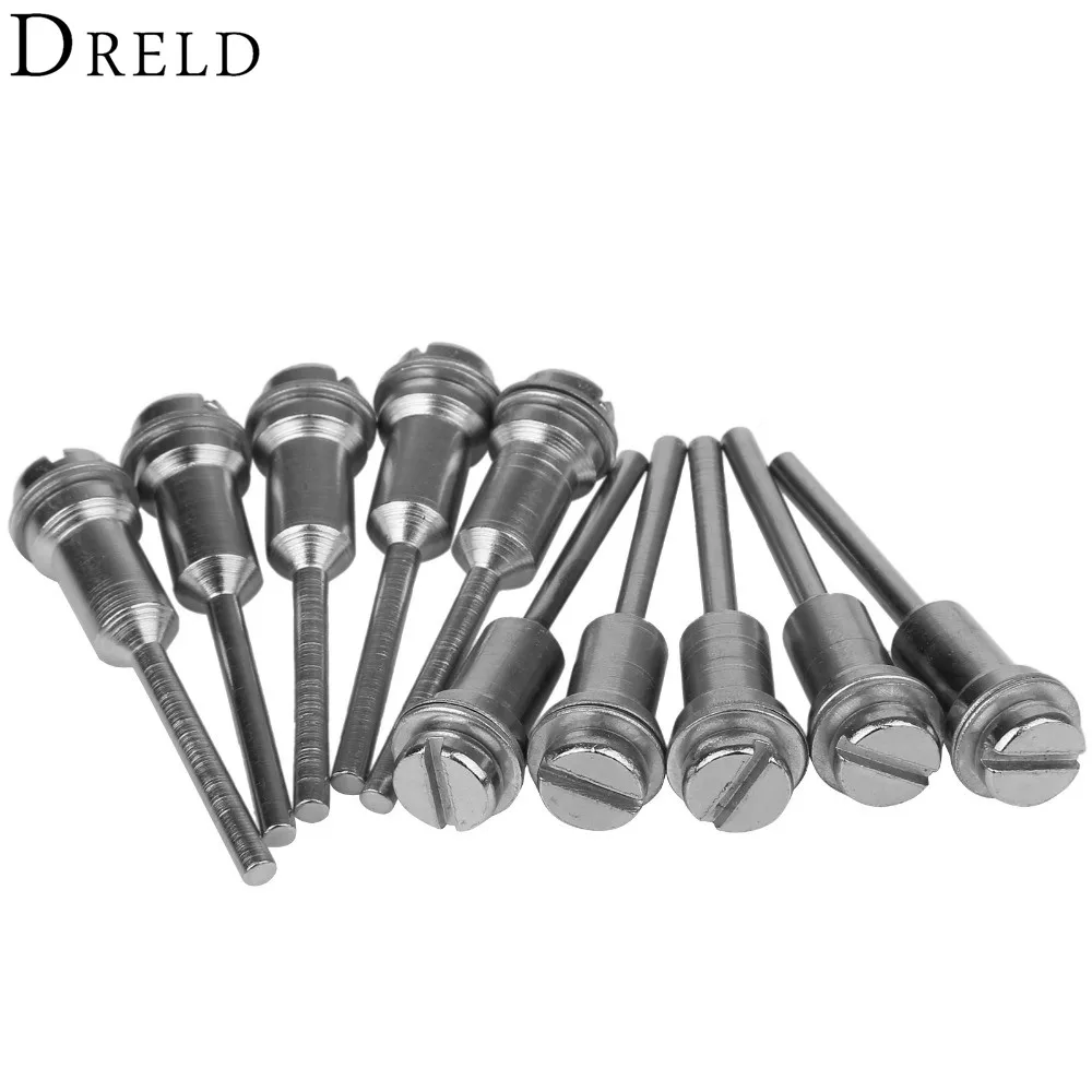10PCS Dremel Accessories 3.17mm Shank Dremel Mandrel HSS Cutting Arbor Fixed Cut off Wheel Disc