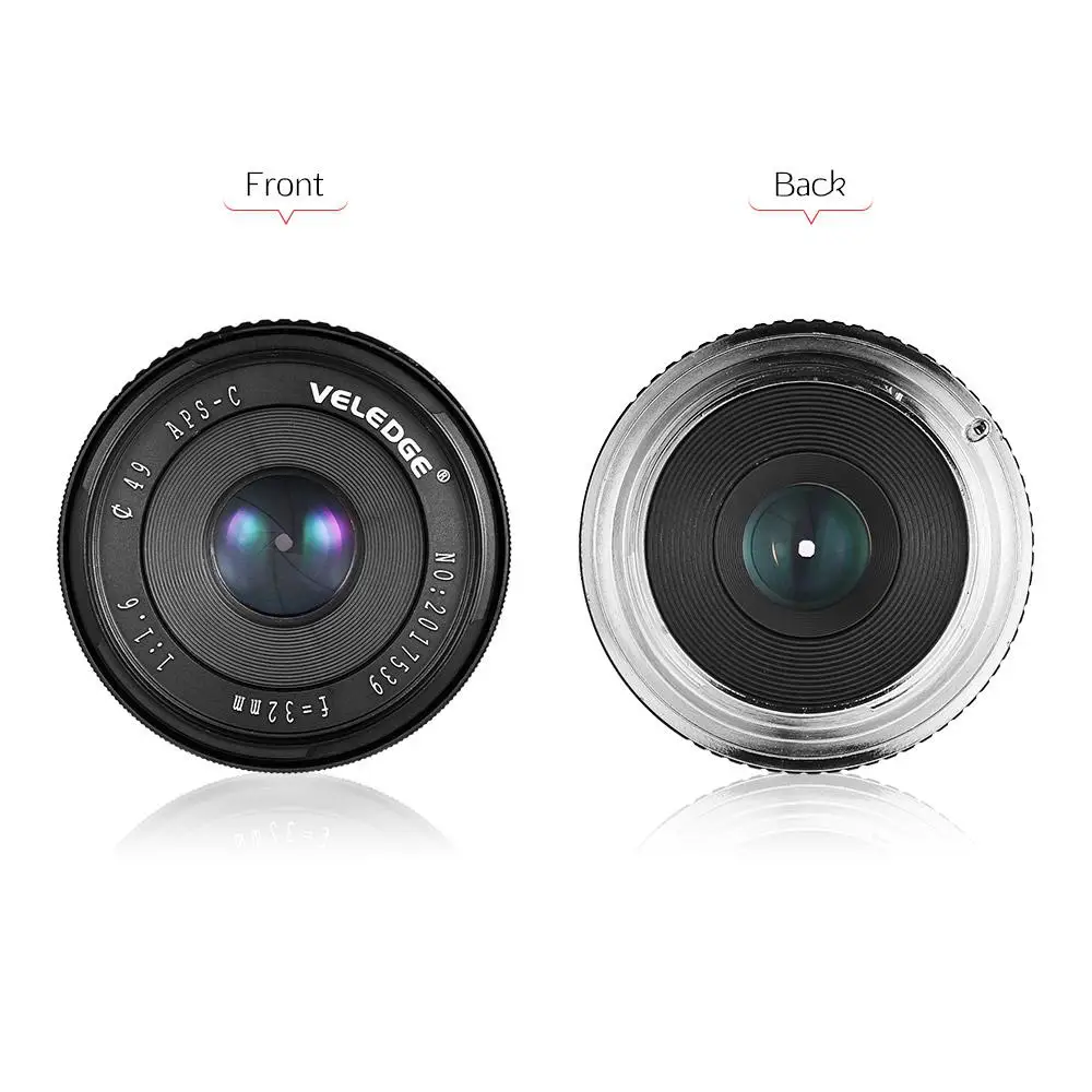 Большая диафрагма ручной основной фиксированный объектив APS C для Sony E Mount