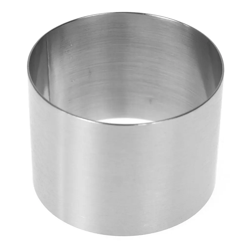 

2 Inch Mini Round Mousse Cake Food Grade Stainless Steel Ring Pastry Ring Mold