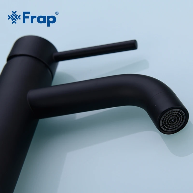 Frap High Quality Bathroom Faucet Black Solid