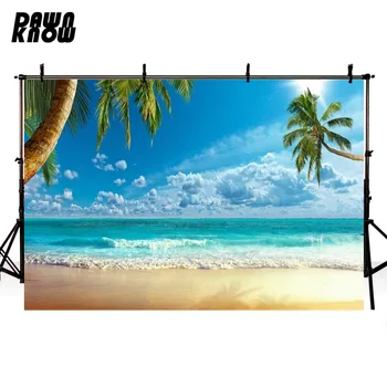 

DAWNKNOW Beach Photography Background For Party Seascape Sea Wave Photo Shoot Backdrops For Children Baby Photo Studio G598