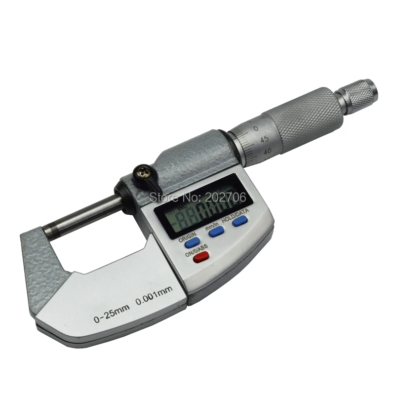 Цифровой микрометр измеритель толщины 0 001 мм 25 * IP65|gauge fuel|gauge boostip65 light |
