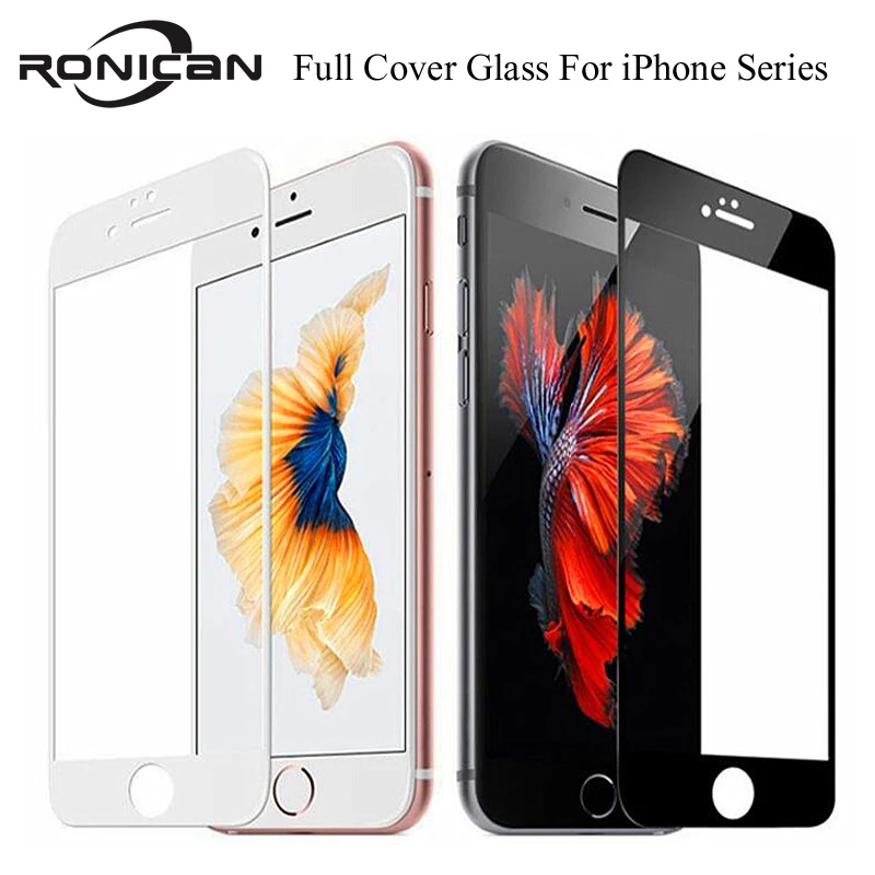 mobile tempered glass Full Coverage Cover Tempered Glass For iPhone 7 8 6 6s Plus Screen Protector Protective Film For iPhone 11 12 13 Pro X XS Max XR phone tempered glass