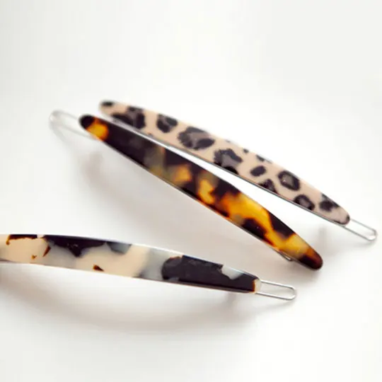 

Korea Popular Jewelry Woman Contracted Temperament Hair Clip Leopard Clip Adult Girls Hair Accessories