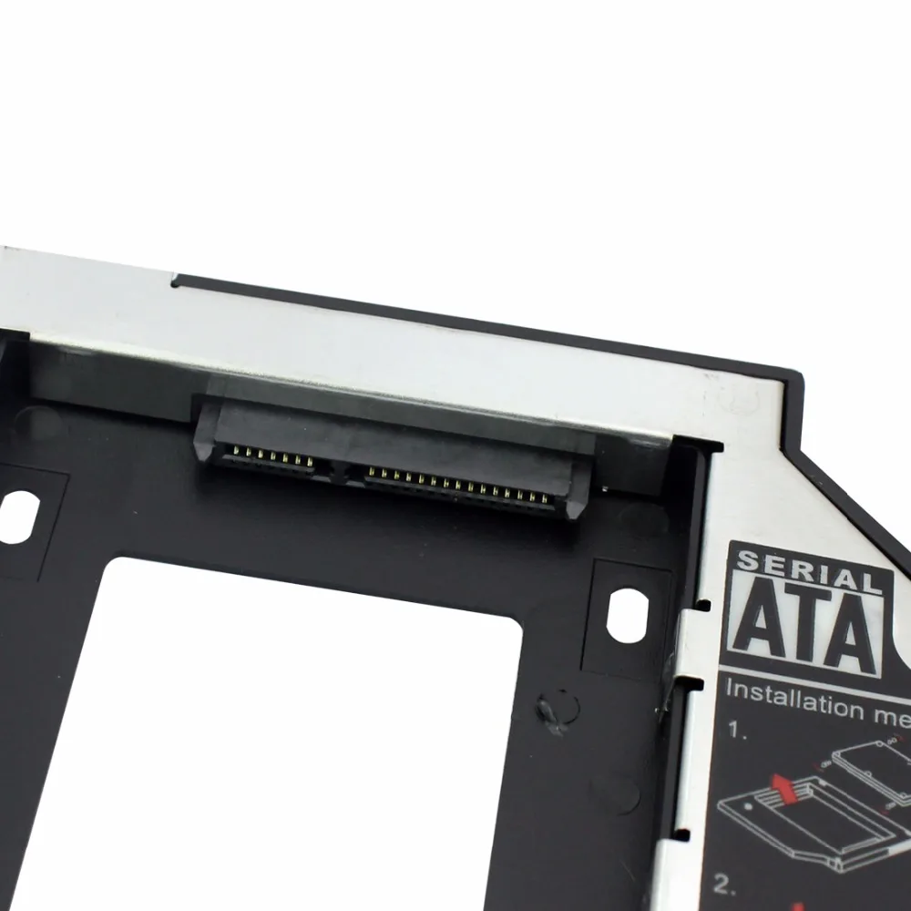 THU 9,5 мм Интерфейс SATA3 2,5 ''кронштейн жесткого диска SSD адаптер Optibay HDD Caddy DVD cd-rom переходник в корпусе чехол для ноутбука ПК