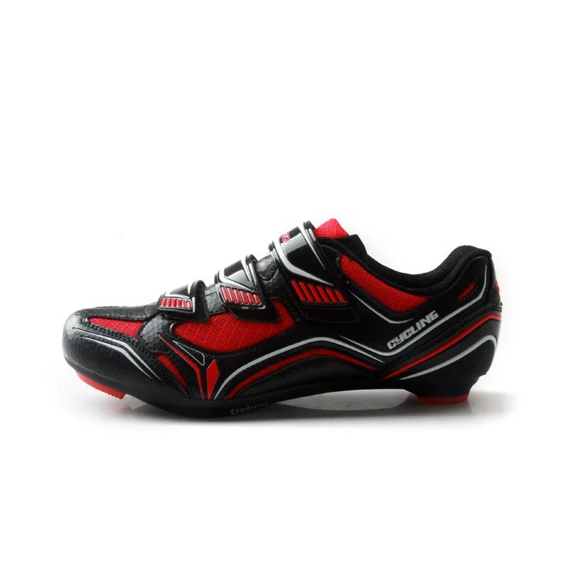 Tiebao nuevos hombres bicicleta de carretera bicicleta Zapatos Anti-slip transpirable Zapatos de Ciclismo de triatlón Atlético Zapatos de deporte Zapatos de bicicleta - 5