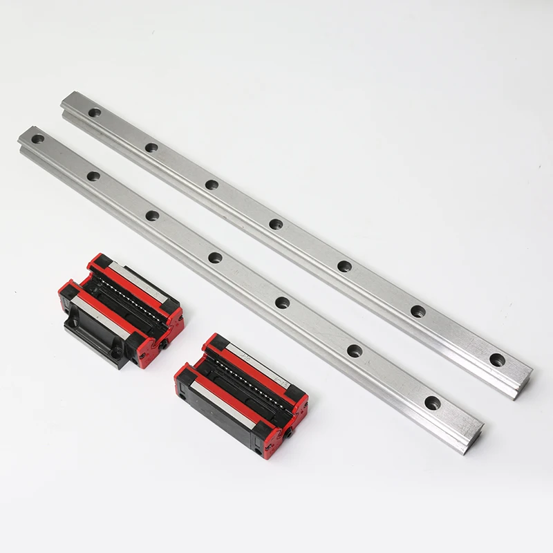 

2PCS NEW HGR15 linear guide rail 1500mm long with 4pcs linear block carriage HBH15CA CNC parts