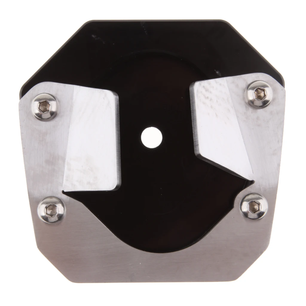 Motorcycle CNC Kickstand Side Stand Enlarger Plate Extension Pad Plate for Yamaha Super Tenere XTZ1200