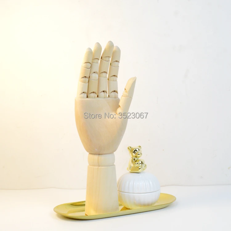 

right Hand 10" 25CM Wood Crafts Manikin Drawing Model Wooden Human feMale Manikin Jointed Mannequin Puppet Burning goods