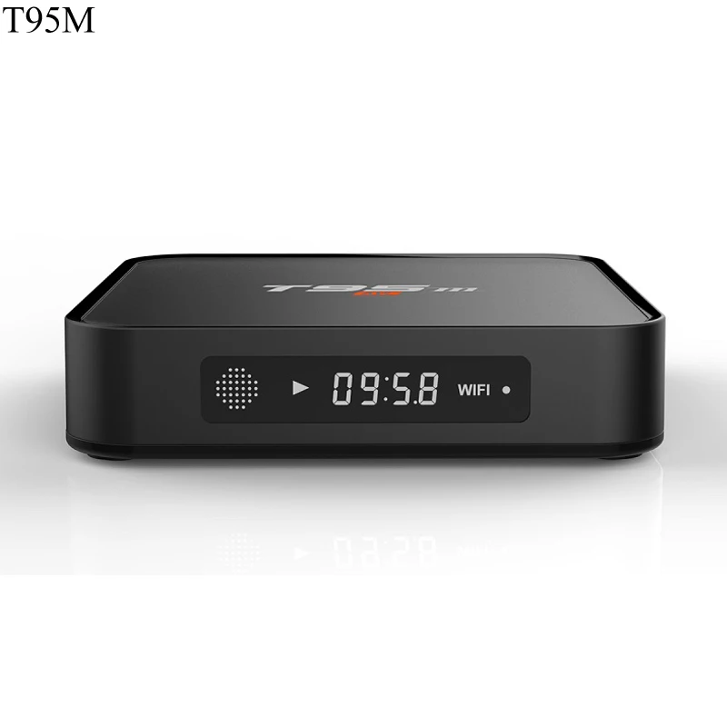 

Cheap T95M Smart TV Box Amlogic S905X Quad Core Android 6.0 4K HD Media Player Set Top Box 1GB 8GB 2.4GHz WiFi Free Shipping