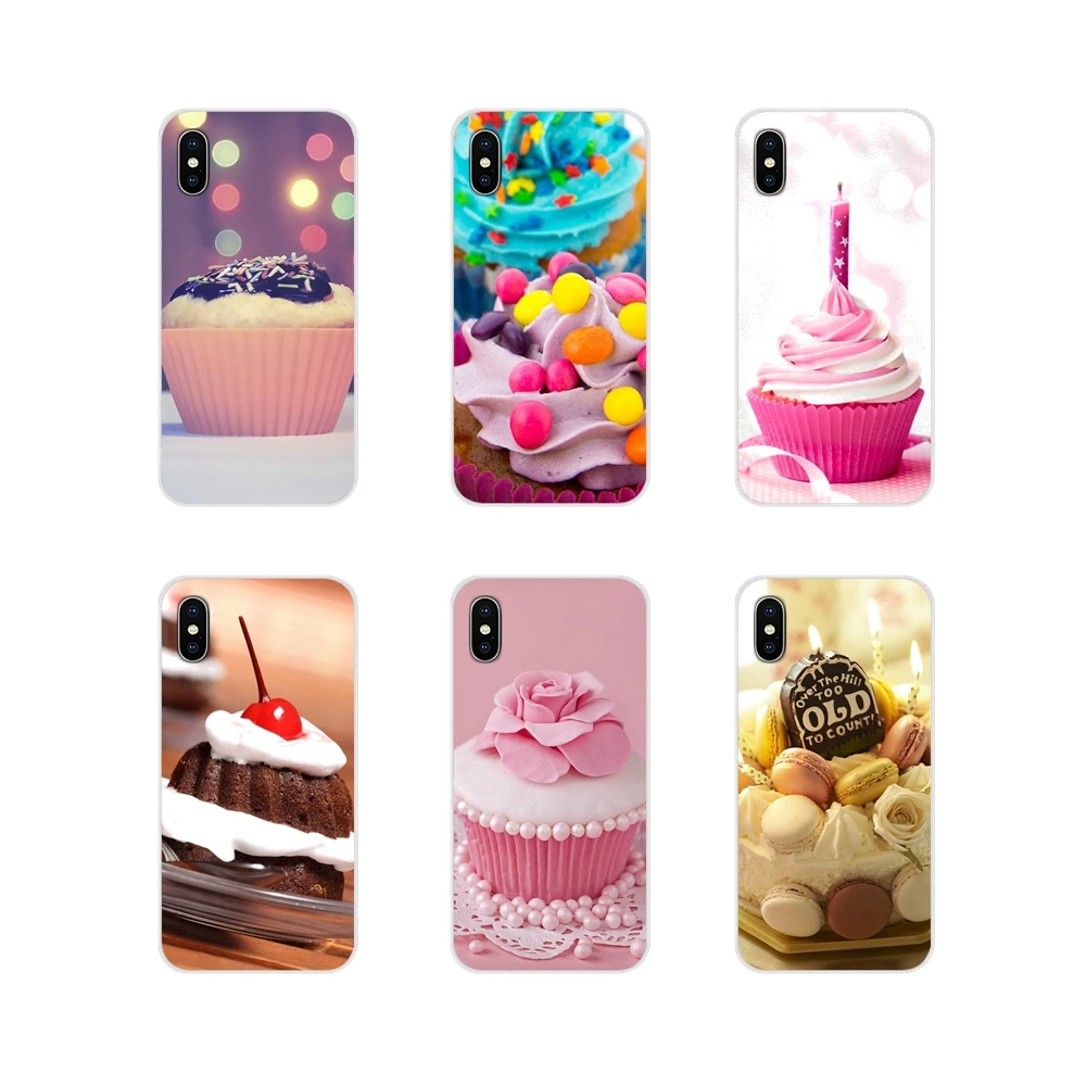 

For Samsung Galaxy S3 S4 S5 Mini S6 S7 Edge S8 S9 S10 Lite Plus Note 4 5 8 9 Accessories Phone Cases Covers cute small cake