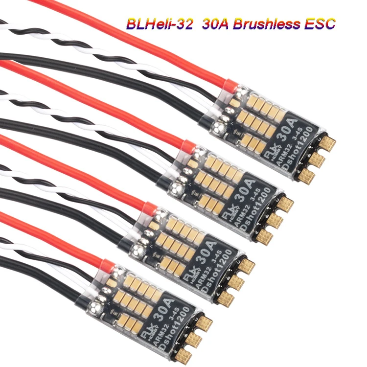 

BLHeli_32 32 Bit 30A Brushless ESC High Performance Hardware Firmware Electric Speed Controller Regulator fr FPV Racing